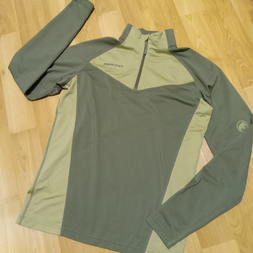 Mammut Aegility Men's Half Zip Pullover * * * * Iguana/ Boa * Men's Large *
